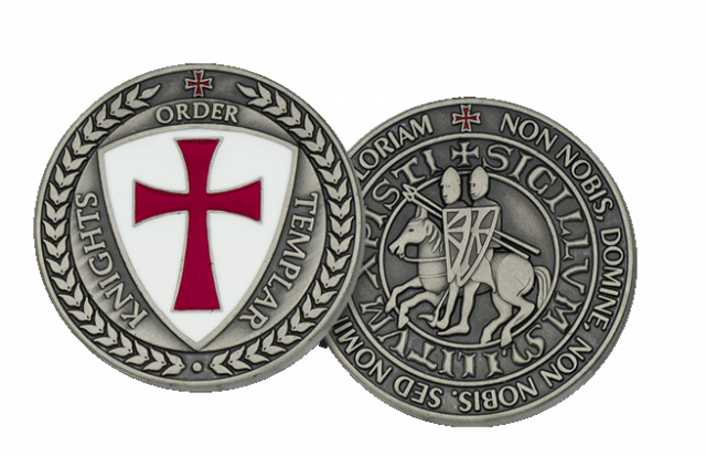 moneda templaria plata vieja