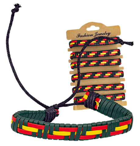 Pulsera polipiel banderas España