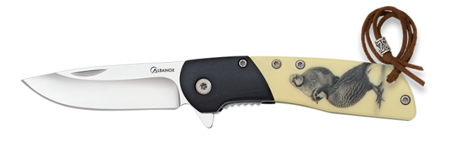 navaja Albainox madera negra / abs perdi