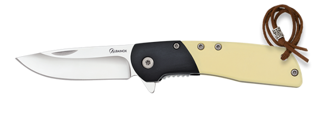 navaja Albainox madera negra / abs. h: 6
