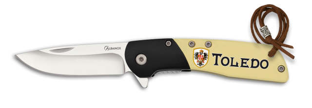 navaja Albainox madera negra / abs. h: 6