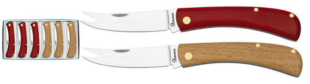 set 6 pcs. quesera/tenedor.Albainox. mad