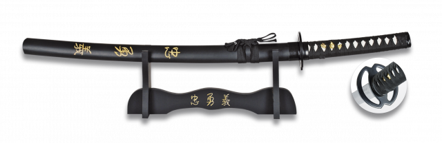Wakizashi TOLE10. Peana. Hoja 48.5 cm