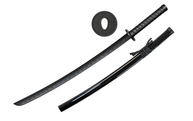 Katana Negra Entrenamiento Fibra Tole 10