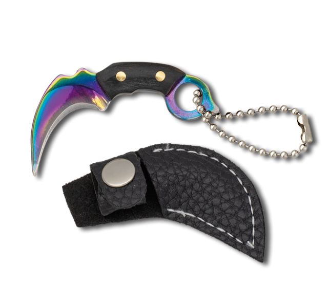 Llavero mini-cuchillo colorful