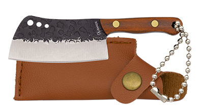 cuchillo mini / hoja "antique".funda. h4
