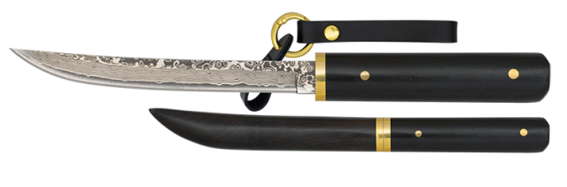 cuchillo Albainox damasco / funda madera