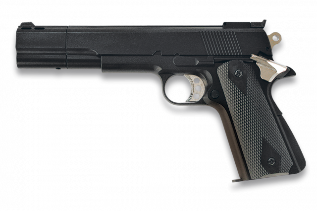 Pistola.GAS. Negra. 6 mm.HFC
