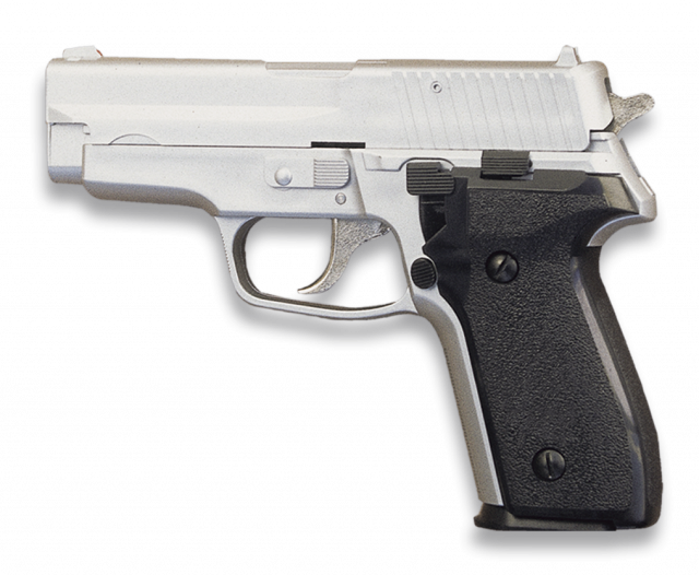 Pistola AIRSOFT.Pesada. Blanca. HFC