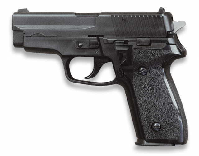 Pistola AIRSOFT.Pesada. Negra. HFC