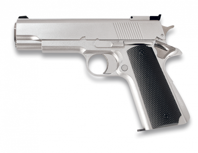 Pistola.GAS. Blanca. 6 mm.HFC