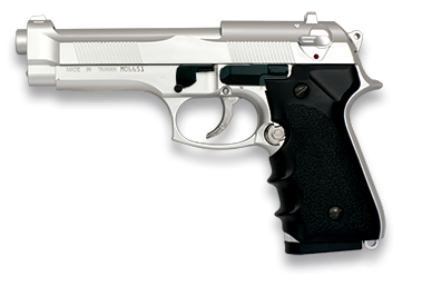 Pistola AIRSOFT.Pesada. Blanca. HFC