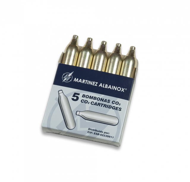 caja de 5 cargas de co2. 12gr