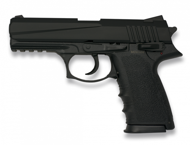 Pistola AIRSOFT.Pesada. Negra. HFC