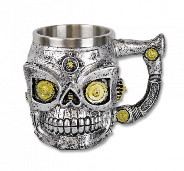 taza decoración calavera mecanizada 12