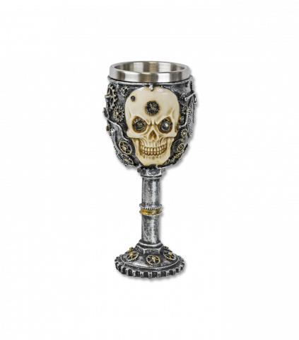 Copa decoración calavera 20 cm