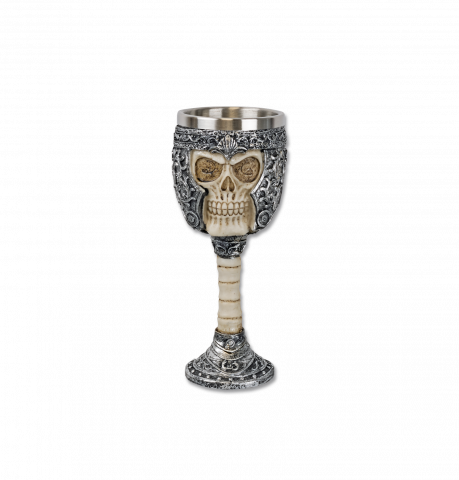 Copa decoración calavera 20 cm