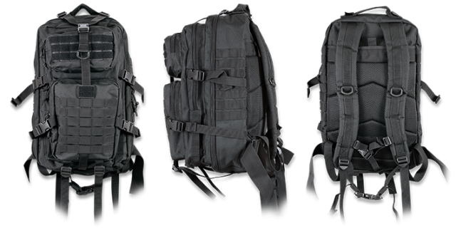 mochila Barbaric 38 L ASALTO "M" negro