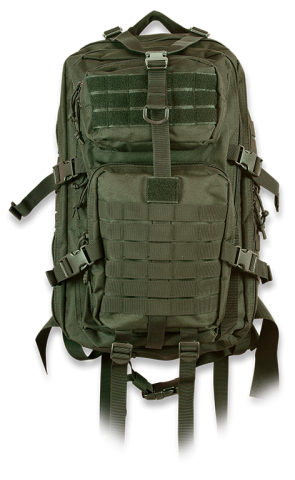 mochila Barbaric 38 L ASALTO "M" verde