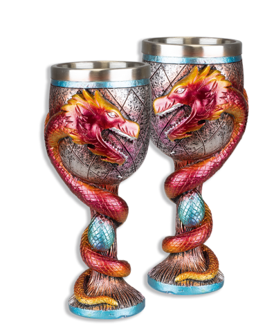 copa resina dragones