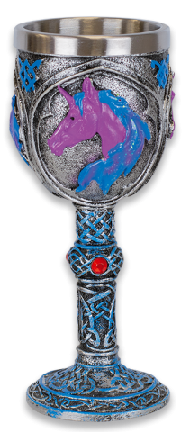 Copa resina fantasia unicornio