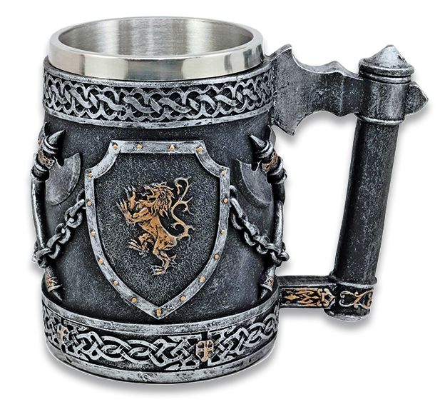 taza resina Escudo León.