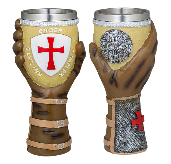 Copa Resina mano Templaria