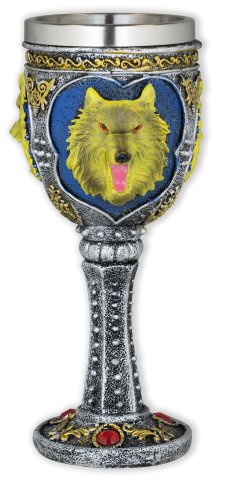 copa resina ornamento Lobo Tole10