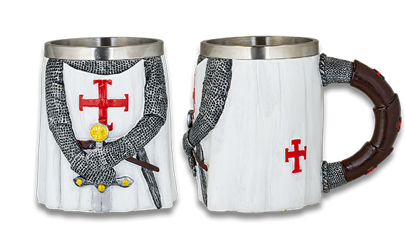 taza templaria ornamento / colección