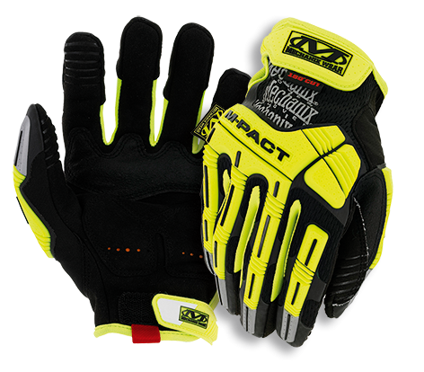 Guantes Mechanix L M-Pact D5 Hi-Viz