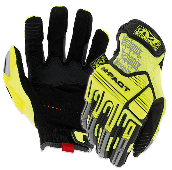 Guantes Mechanix M-Pact Hi Viz Amarillo