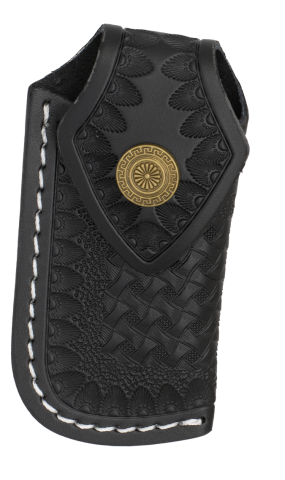Funda de Piel Negra para Navajas 12 cm