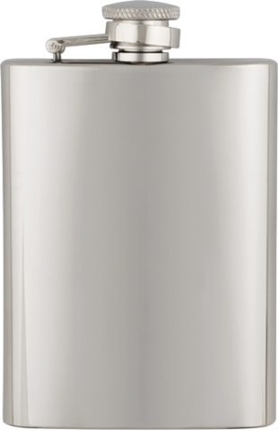 Petaca inox. Capacidad: 8 OZ ALBAINOX
