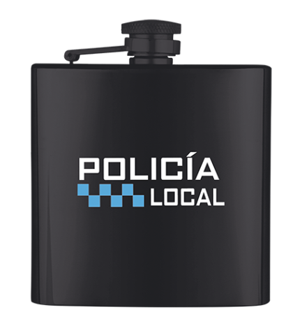 Petaca Inox Negra 6 OZ ALBAINOX