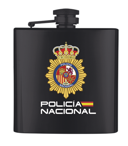 Petaca Inox Negra 6 OZ ALBAINOX