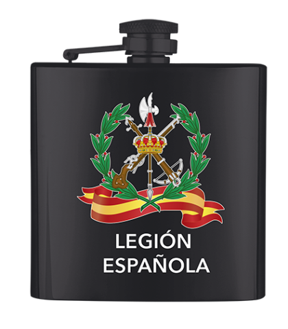 Petaca Inox Negra 6 OZ ALBAINOX