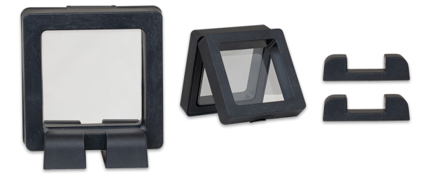 Expositor 5*5 cm +2 Soportes negros
